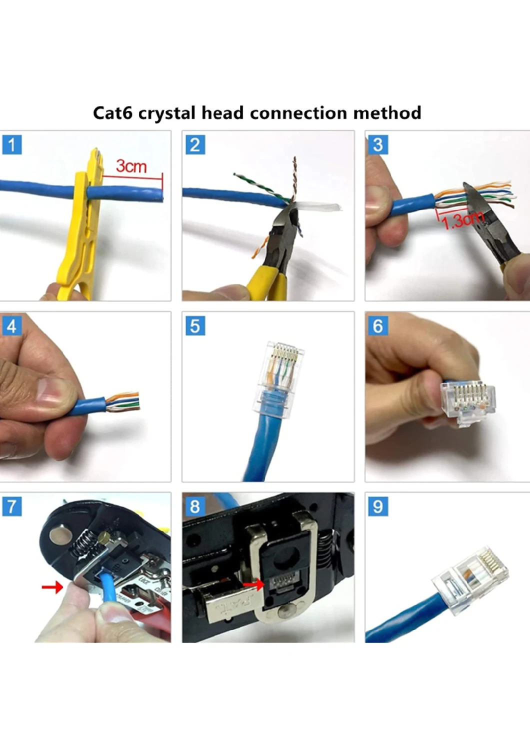 UTP STP Network Cable Modular Plug CAT6 RJ45 Plug
