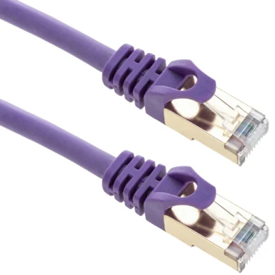 S/FTP Cat8 RJ45 Network Patch Cord 40Gbps 20m for Data Communication