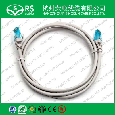 7*0.20mm/7*0.16mm Strand UTP Cat5e LAN Cable Patch Cord