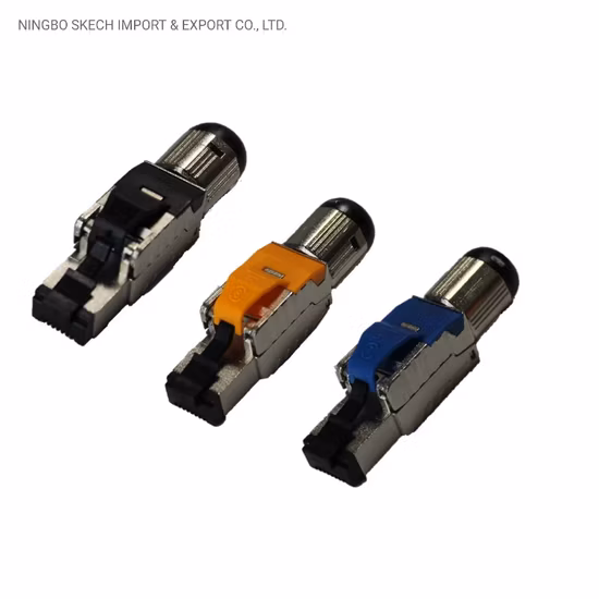 CAT6A RJ45 8p8c Toolless Connector Modular Plug