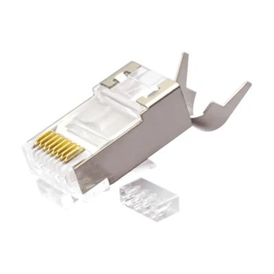 CAT.7 RJ45 8P8C Modular Plug Shielded (FTP) Network Connectors 2 Pieces Kit
