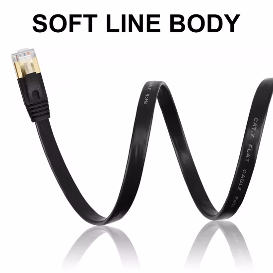 Cat3 Rj11 Rj12 Telephone Jumper Cable Patch Cord with 6p4c 6p4c 6p6c 4p4c 4p2c Crystal Connector 6 Inch 1 Foot 2foot 3foot Round Cable