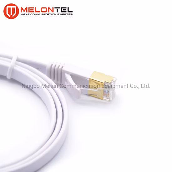 Cat. 5e 4pr 24AWG LAN Cable STP Type Flat Network Cable High Quality Patch Cord
