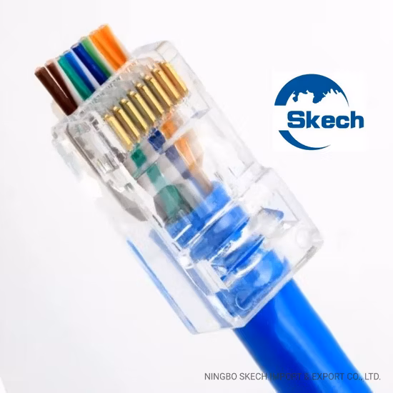 8p8c RJ45 Cat5e CAT6 UTP Connector Modular Plug