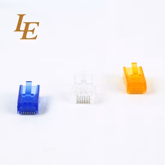Gcabling 8p8c RJ45 CAT6 CAT6A Cat5e Network Plug UTP CAT6 Ethernet Connection RJ45 Modular Plug