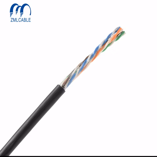 10g Ethernet Unshielded Twisted Pair CAT6 Nekwork Cable with Solid Copper Core