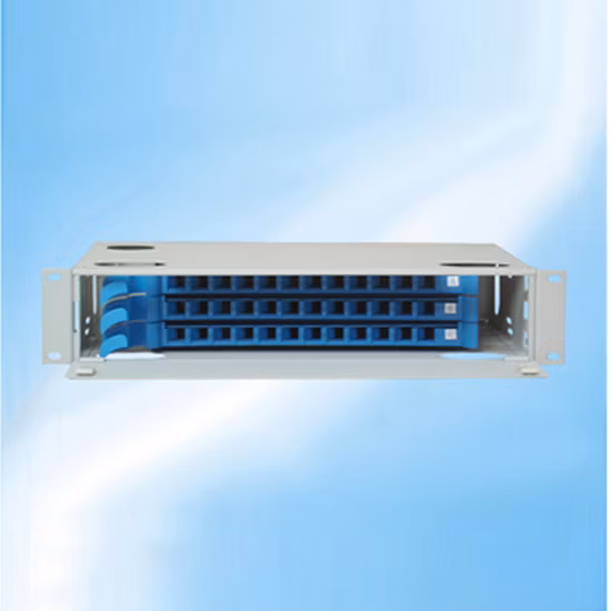 12/24/36/48/96 Cores Rack Mounted Fiber Optic ODF with Cold-Roll Steel
