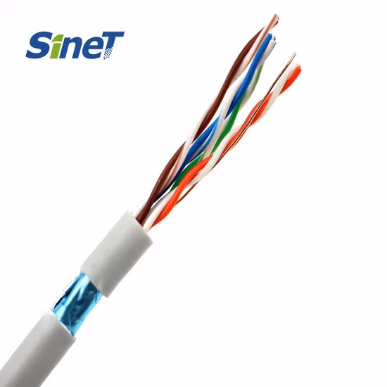 Cat. 5e UTP Shielded Twisted Pair Ethernet LAN Network Cable with Copper Wire Conductor