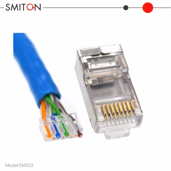 Cat. 6 8p8c Modular Plug with Insert