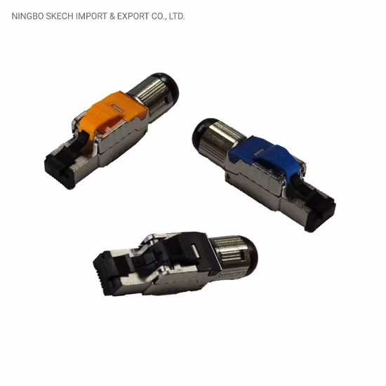 CAT6A STP Toolless RJ45 Modular Plug High Speed