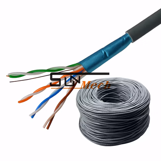 Commucation Network LAN Ethernet Cable with UTP 23AWG 24AWG FTP SFTP Cat5/Cat5e/CAT6/CAT6A Networking Wire